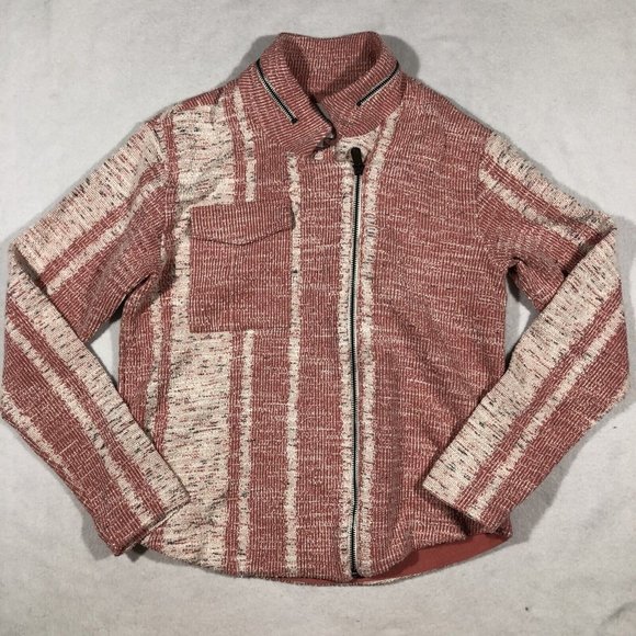 NEW Nic + Zoe Women Small Petal Sunset Jacket  Asymmetrical Zip F211121 NWT $188 - Picture 3 of 13